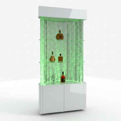 Muro Luminoso Bar Arredamento Negozio Banco Colonna d'acqua Locale