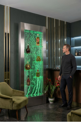 Led Bar Designer Ripiani dell'acqua Bar a parete Bancone Scaffale Mobili Pareti d'acqua.