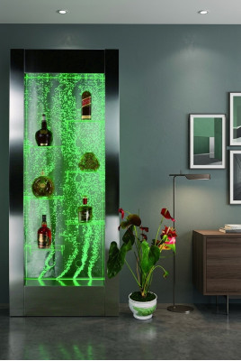 Led Bar Designer Ripiani dell'acqua Bar a parete Bancone Scaffale Mobili Pareti d'acqua.