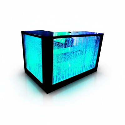 Tavolo da bar acqua parete banco luminoso per bar banco da bar con illuminazione a LED mobile nuovo  Tavolo da bar a parete luminoso per bar con bancone illuminato a LED nuovo