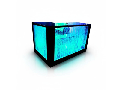 Tavolo da bar acqua parete banco luminoso per bar banco da bar con illuminazione a LED mobile nuovo  Tavolo da bar a parete luminoso per bar con bancone illuminato a LED nuovo