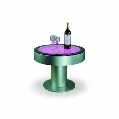 Design Tavolo Tavolino Acqua Colonne Colonna Tavoli Divano LED Illuminato