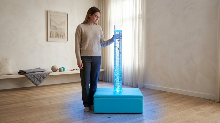 Acqua Pareti Colonna Parete d'acqua Angolo giochi Cameretta Illuminazione