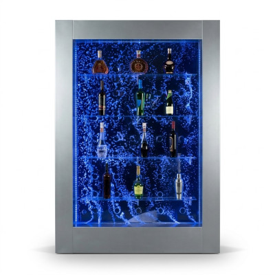 Moderne divisorio scaffale parete d'acqua colonna colonne d'acqua LED scaffali