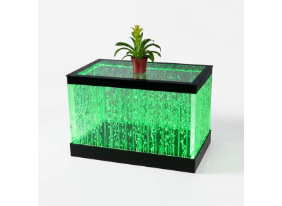 Tavolo Tavolino Design Acqua Colonne Colonna Acqua Divano Tavoli LED