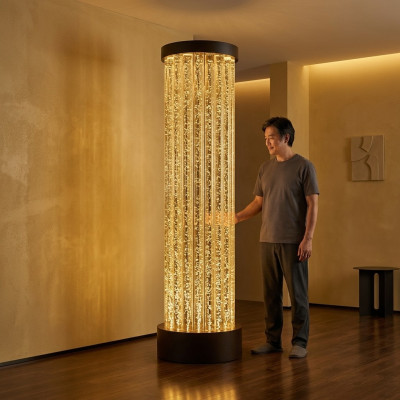 Colonna d'acqua XXL 110x200 cm grande parete d'acqua colonna parete divisoria