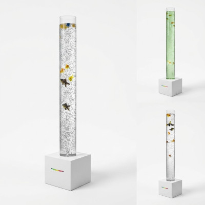 Colonna d'acqua a LED 150cm Decorazione Fontana d'acqua Lampada a colonna d'acqua