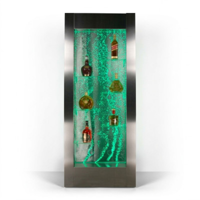 Led acqua parete bar scaffale colonna colonne d'acqua decorazione banco scaffali designer