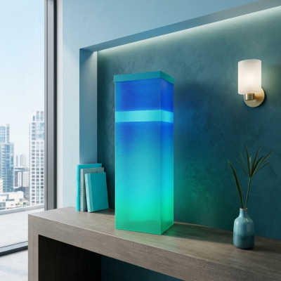 Acqua Pannello LED Bar Mensola Colonna Colonna d'acqua Bancone Design Illuminato
