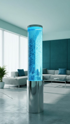 Colonna di lusso, colonna d'acqua, parete d'acqua, colonne d'acqua in acciaio inossidabile da 220 cm.