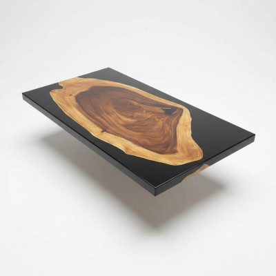 Tavolo da pranzo di lusso River Table Massiv Tische 141 * 71 Tavolo fluviale in legno massello real wood