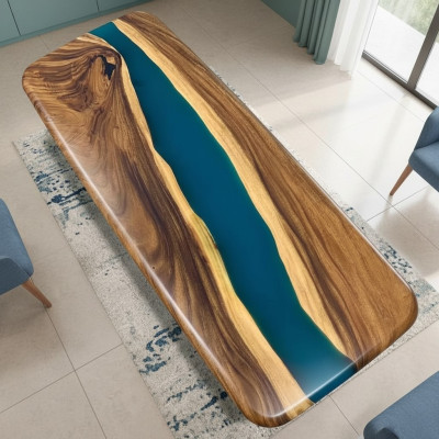 Tavolo da pranzo Tavolo di design Tavoli moderni Mare Oceano Fiume Mobili 200x80