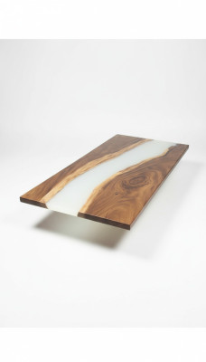 Resina epoxidica tavolo in legno vero decorazione mobili massicci tavolo in resina a cascata