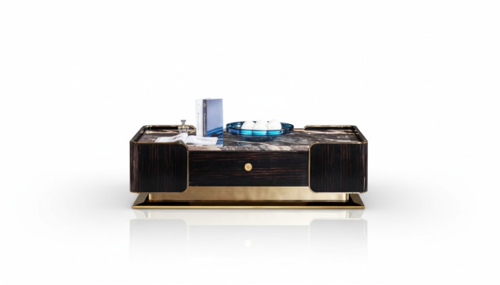 Tavolo da salotto di lusso in legno dal design originale stile mobili