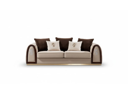 Design Divano di lusso con seduta imbottita xxl Grande 4+3 posti Chesterfield