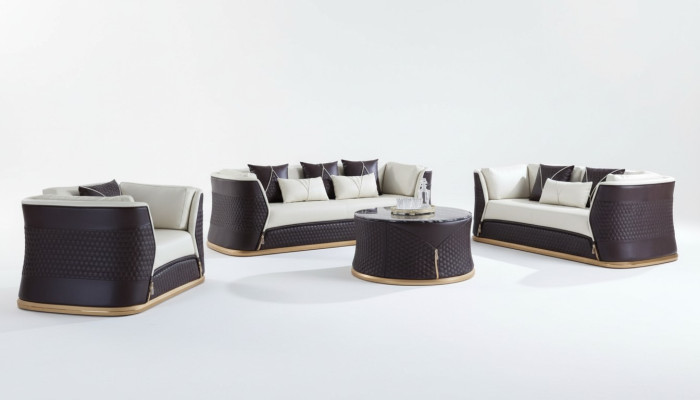 Set di divani 3 posti 2 posti Design divano Poltrona Divani moderni di lusso nuovi