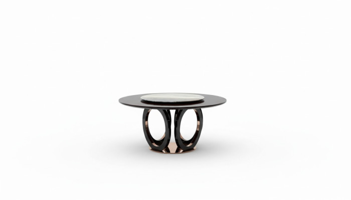 Design tavolo in legno Tavolo rotondo Tavoli da pranzo rotondi 150 cm Classe di lusso