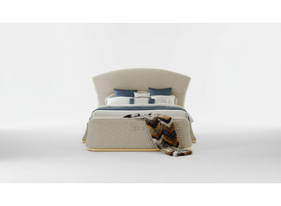 Design Letto in Pelle di Lusso Letti Imbottiti Matrimoniali Camera da Letto 180x200