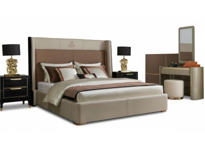 Design camera da letto 6 pezzi set completo Letto comodino Toeletta
