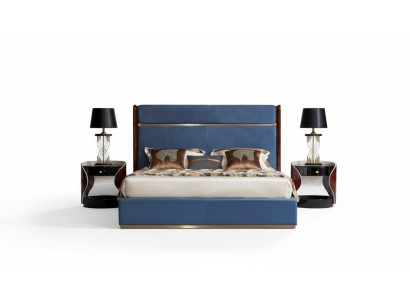 Design Letto 2x Comodino 3 pezzi. Set camera da letto di lusso completo
