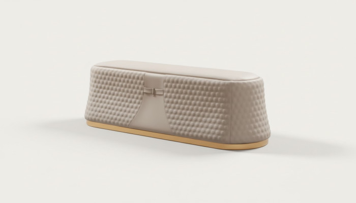 Hocker da designer Poggiapiedi Sgabello Pouf Chaise longue Panca