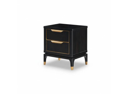 Comodino Tavolino da notte Cassettiera Tavolino Consolle Lucido Oro