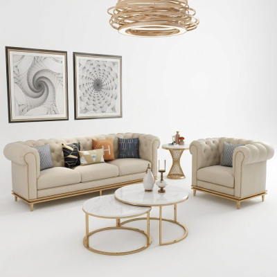 Divano set divani 3 + 1 posti design imbottito divani moderni.
