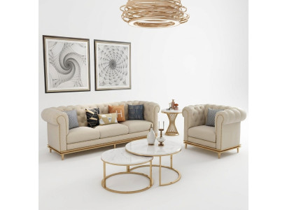 Divano set divani 3 + 1 posti design imbottito divani moderni.