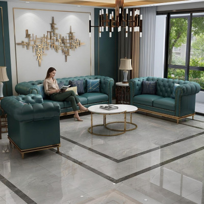 Set divano componibile 3 2 1 posto Design Divano Imbottito Divani Moderni Lussuosi Nuovi