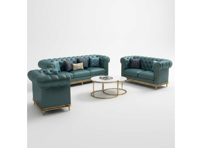 Set divano componibile 3 2 1 posto Design Divano Imbottito Divani Moderni Lussuosi Nuovi