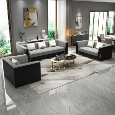Set di divani 3 2 1 posti design divano imbottito divani moderni.