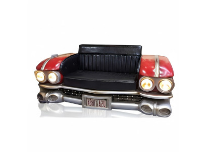 Divano Auto Mezzo veicolo Divano Cinema Divano in pelle con rivestimentobicchieri.