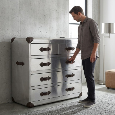 Comò, credenza, armadio, cassetti, vintage retrò aereo aereo.