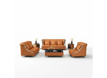 Designer Divano a tre posti divano imbottito sedile 3 in pelle tessuto design divani
