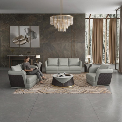 Sofà composto da 3 posti più 1 posto, set di divano di design imbottito moderno