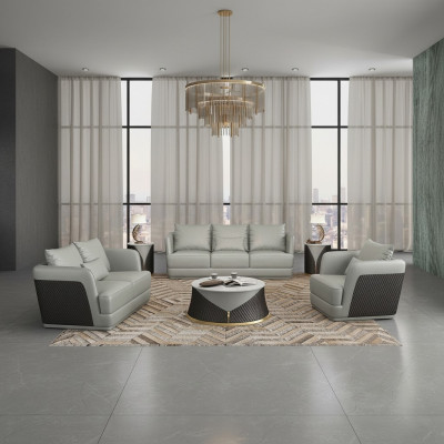 Sofà composto da 3 posti più 1 posto, set di divano di design imbottito moderno