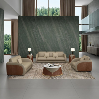 Divano, set di divani 3 + 1 posti, design cuscini divano moderno.