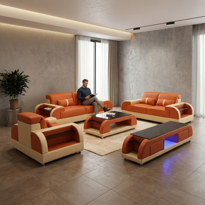 Set divano 3 2 1 posti design divano divani imbottiti moderni di lusso nuovi