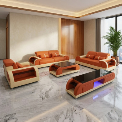 Set divano 3 2 1 posti design divano divani imbottiti moderni di lusso nuovi