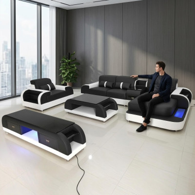 Divano angolare Divano Divano Divani Sidebaord Design Salotti Modulari Set di Divani Nuovi