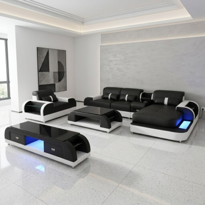 Divano angolare Divano Divano Divani Sidebaord Design Salotti Modulari Set di Divani Nuovi