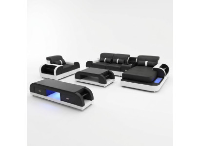 Divano angolare Divano Divano Divani Sidebaord Design Salotti Modulari Set di Divani Nuovi