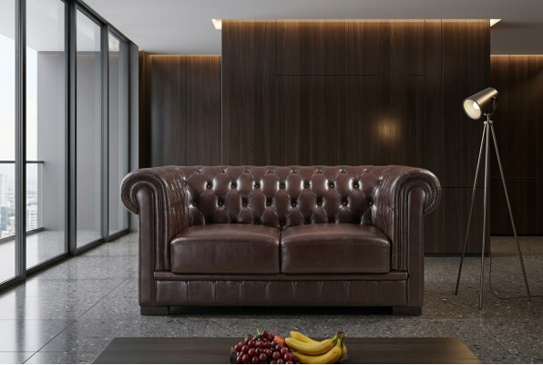 Design divano a due posti Lounge Mobili divano a due posti Couch Imbottitura Club Couchen Divani