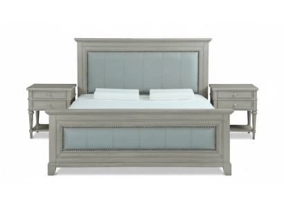 Letto Designer di lusso Hotel Letti 180x200cm Camera da letto Legno Letto matrimoniale Barocco