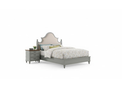 Design lussuoso set camera da letto letto 2 comodini Comò set letti alberghieri