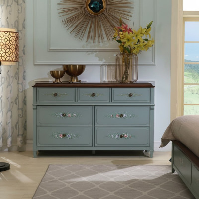 Comò 150cm Sideboard Armadio Credenza in legno Mobile cassettiere in legno massello