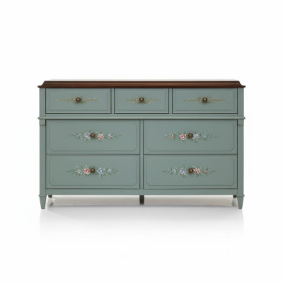 Comò 150cm Sideboard Armadio Credenza in legno Mobile cassettiere in legno massello