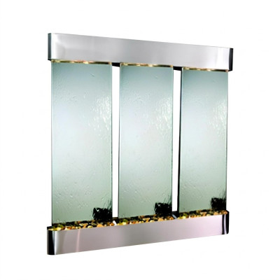 Decorativa parete divisoria moderna acqua pareti parete illuminata a LED con parete d'acqua.