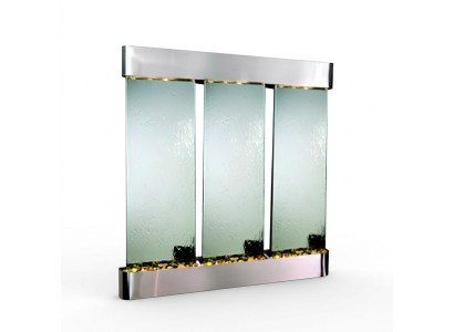 Decorativa parete divisoria moderna acqua pareti parete illuminata a LED con parete d'acqua.
