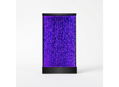 Pannello per parete con acqua LED, parete d'acqua con bolle d'acqua design.